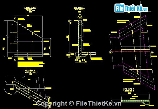 Bản vẽ cống hộp khẩu độ 2.5m x 2.5m,Bản vẽ cống hộp khẩu độ 3m x 3m,Bản vẽ cống hộp