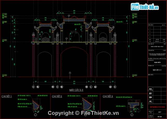 mẫu cổng làng,kiến trúc cổng,cổng nghi môn,Bản vẽ cổng nghi môn,kiến trúc cổng nghi môn