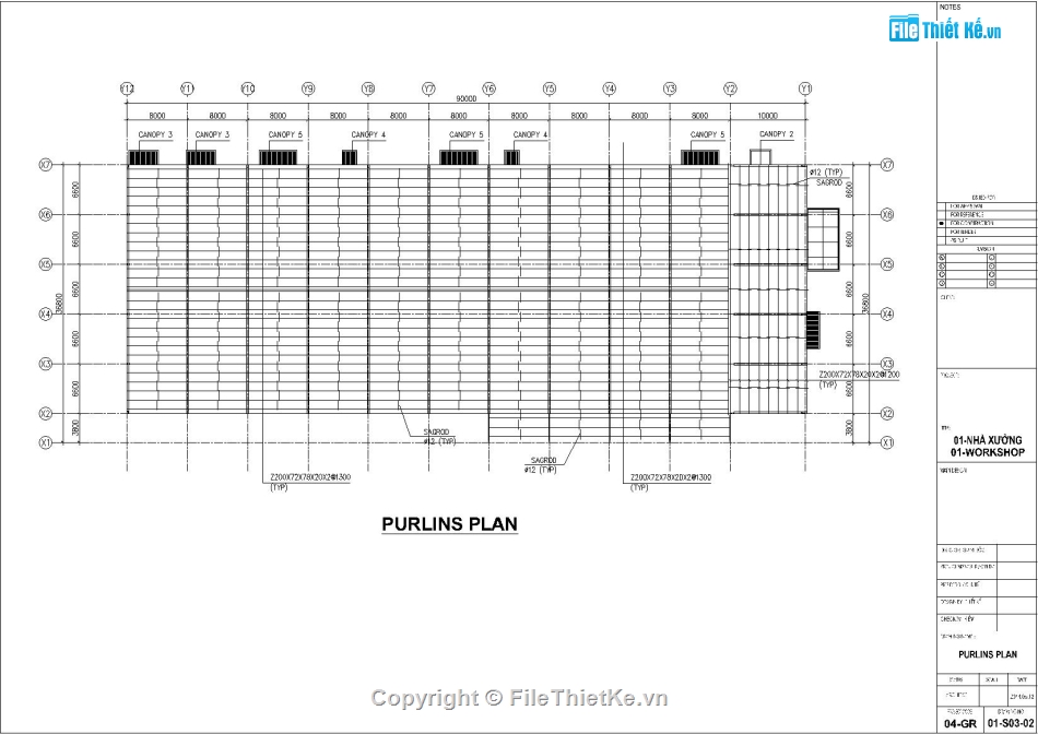 Thiết kế nhà xưởng công nghiệp,Bản vẽ nhà xưởng khung thép,Bản vẽ kết cấu nhà xưởng,File autocad nhà xưởng 33x90m,Bản vẽ nhà kho kết cấu thép,Kết cấu khung thép tiền chế