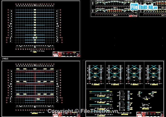 kết cấu thép,kết cấu nhà thép,kết cấu nhà công nghiệp,bản vẽ kết cấu