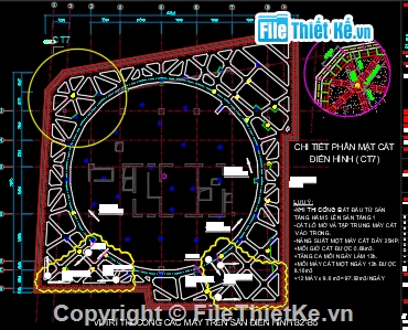 Bản vẽ tầng hầm,bản vẽ khoan cắt bê tông sàn biện pháp tầng hầm 5,thi công sàn tầng hầm,thi công phá bỏ sàn đạo bê tông tầng hầm  Biện phá