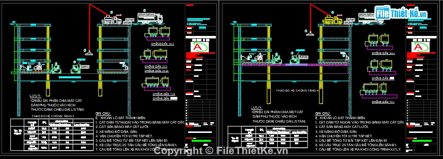 Bản vẽ tầng hầm,bản vẽ khoan cắt bê tông sàn biện pháp tầng hầm 5,thi công sàn tầng hầm,thi công phá bỏ sàn đạo bê tông tầng hầm  Biện phá
