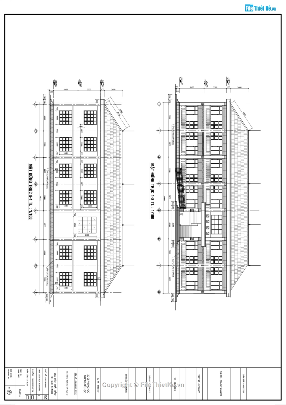 khối 6 phòng học lầu,tiểu học,Bản vẽ phòng học,phòng học lầu,phòng học trường tiểu học,phòng học