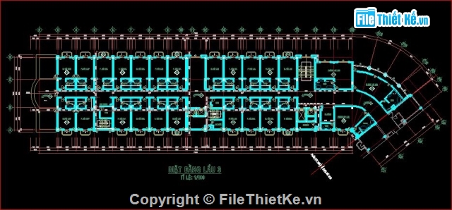 kiến trúc khách sạn,bản vẽ khách sạn,khách sạn viễn đông