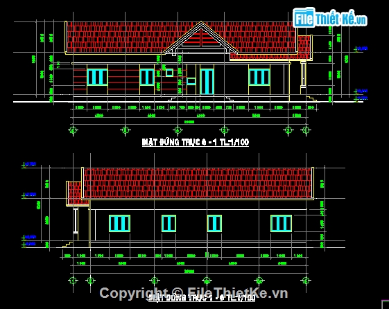 Bản vẽ,nhà cấp 4,kiến trúc nhà cấp 4,mái nhà,kiến trúc nhà,nhà mái thái