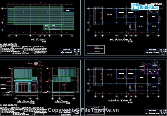 nhà chữ L,bản vẽ nhà trệt,nhà trệt mái thái,thiết kế mẫu nhà trệt