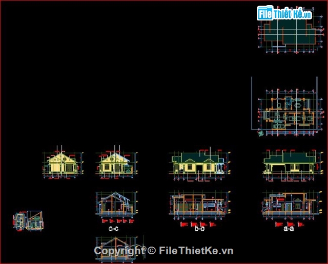 kiến trúc nhà đẹp,nhà cấp 4 đổ mái,nhà kích thước 11x18m