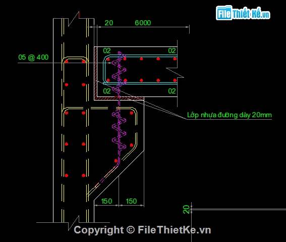 bản quá độ,bản dẫn,cấu tạo bản quá độ,bản dẫn L=6m