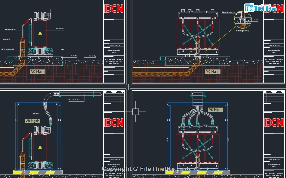 Biện pháp thi công kéo cáp điện ngầm,Bản vẽ trạm biến áp 1 cột,Bản vẽ trạm biến áp kios,biện pháp thi công mep lắp đặt ống điện,bản vẽ máy biến áp