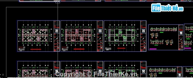 bản vẽ nhà cho thuê 6 tầng 10.5x22m,kiến trúc kết cấu nhà cho thuê 10.5x22m 6 tầng,nhà cho thuê 10.5x22m 6 tầng