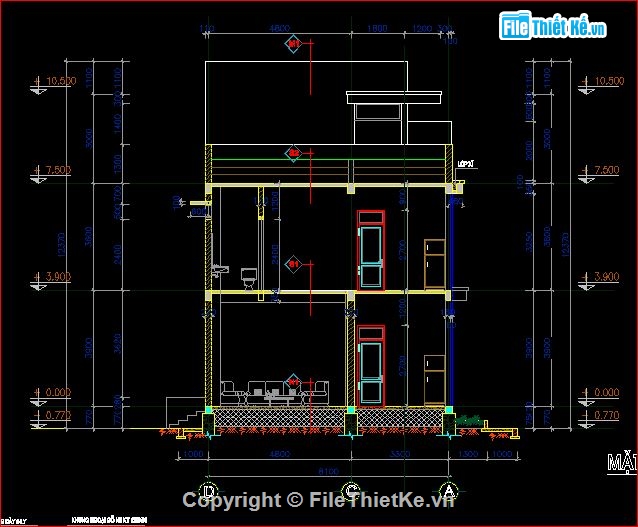 Bản vẽ nhà trạm kiểm lâm,thiết kế trạm kiểm lâm,nhà kiểm lâm