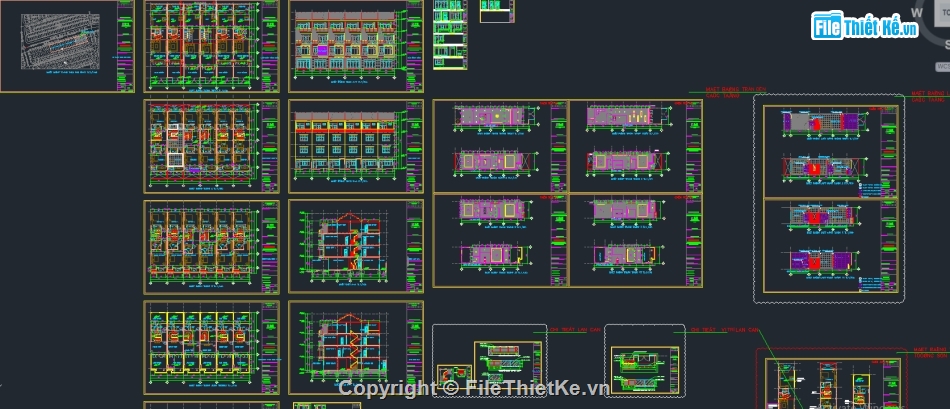 Bản vẽ nhà liên kế,liên kế,liền kề,cad nhà phố