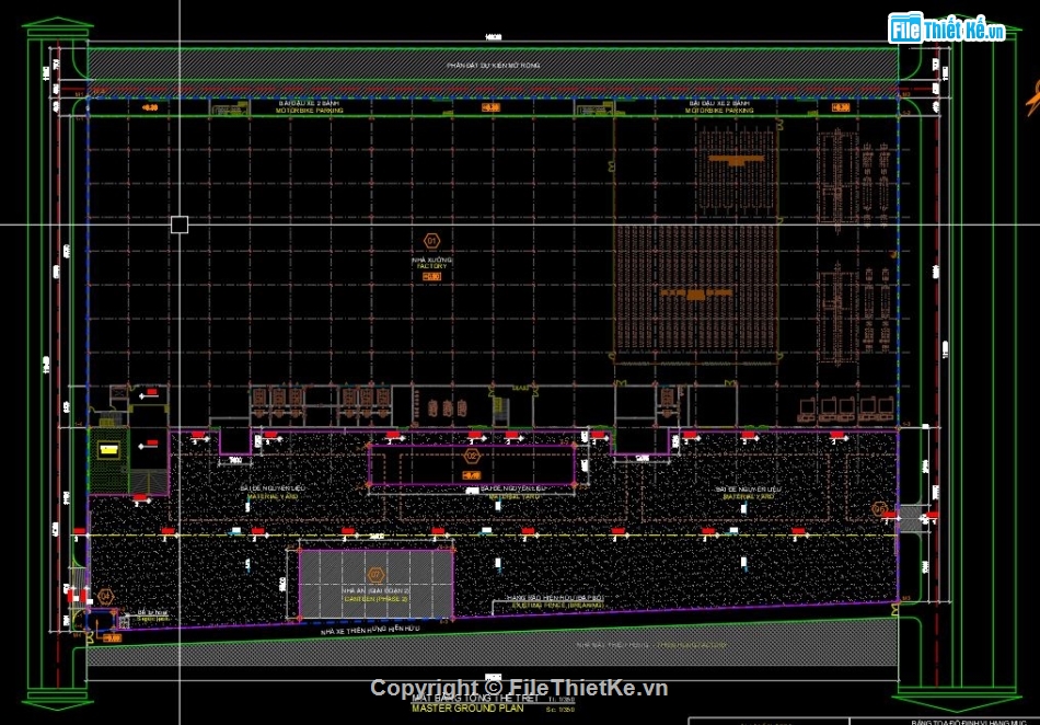 Bản vẽ Nhà máy sợi,File cad Nhà xưởng,hồ sơ thiết kế nhà xưởng,thiết kế nhà máy sợi,nhà máy bình dương