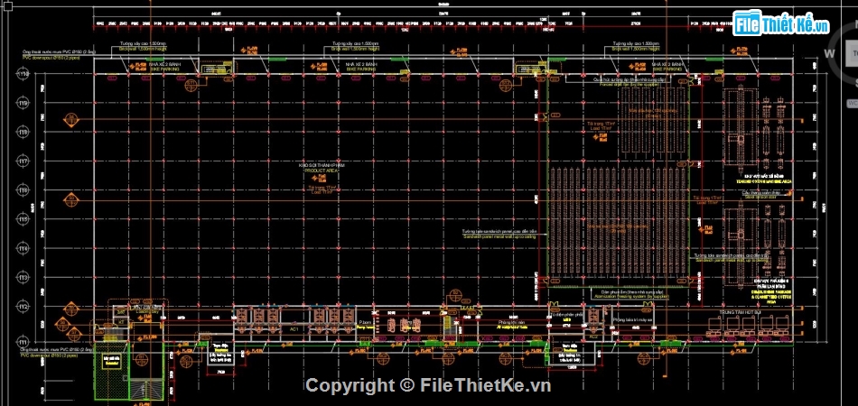 Bản vẽ Nhà máy sợi,File cad Nhà xưởng,hồ sơ thiết kế nhà xưởng,thiết kế nhà máy sợi,nhà máy bình dương