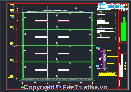 Bản vẽ nhà yến,kiến trúc nhà yến,file cad nhà nuôi yến