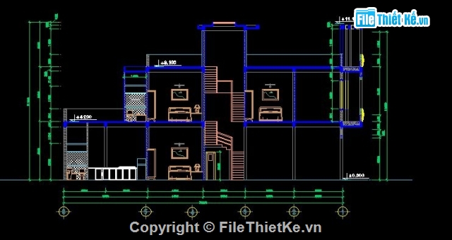 nhà 5 tầng,nhà ống,kiến trúc 2  tầng,kiến trúc nhà 2 tầng,Bản vẽ,kiến trúc 2 tầng