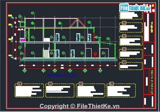 Bản vẽ nhà phố hai tầng đẹp,Bản vẽ nhà phố 5x24,Bản vẽ nhà phố hai tầng 5x24