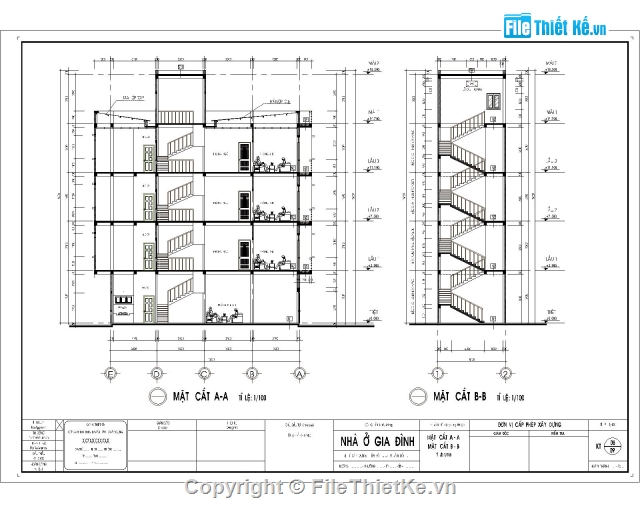 Bản vẽ nhà yến 5 tầng 5x13.9m FULL + có khung tên chuẩn (kiến ...