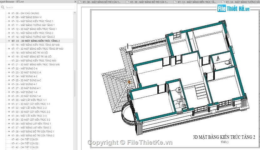 kiến trúc 2 tầng revit,revit biệt thự 2  tầng,mẫu biệt thự 2 tầng revit,biệt thự 2 tầng revit