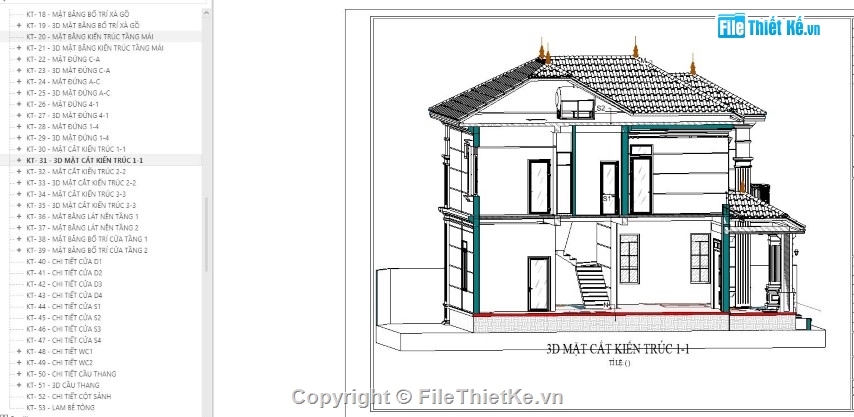 kiến trúc 2 tầng revit,revit biệt thự 2  tầng,mẫu biệt thự 2 tầng revit,biệt thự 2 tầng revit