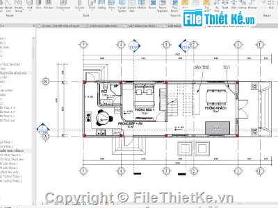 revit nhà 2 tầng,file revit nhà 2 tầng,bản vẽ revit nhà 2 tầng,revit nhà mái nhật 2 tầng