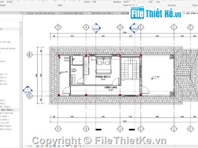 revit nhà 2 tầng,file revit nhà 2 tầng,bản vẽ revit nhà 2 tầng,revit nhà mái nhật 2 tầng