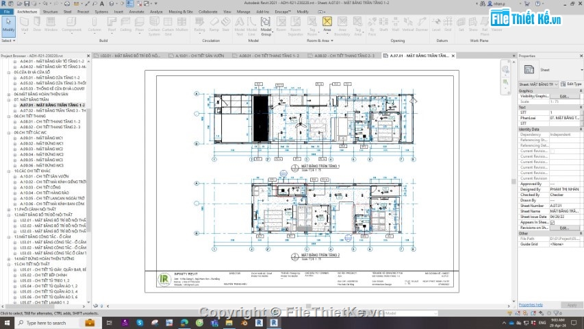 Bản vẽ nhà phố,nhà phố 3 tầng,revit nhà phố 3 tầng,bản vẽ revit nhà phố 3 tầng,nhà phố 3 tầng file revit