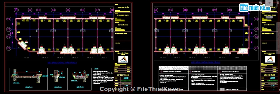 Bản vẽ Shop chống thấm,Shop chống thấm,File cad Shop chống thấm