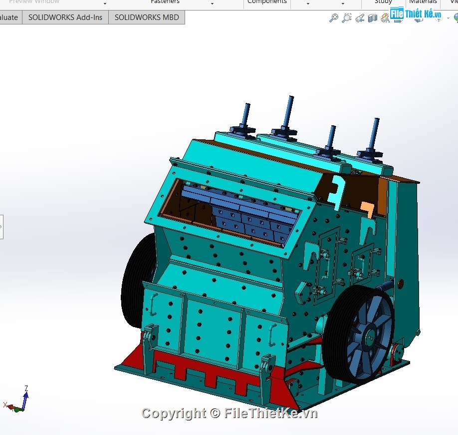 bản vẽ máy nghiền,bản vẽ solidworks máy nghiền,nghiền phế liệu,chế tạo máy nghiền,bản vẽ máy nghiền pf 1315