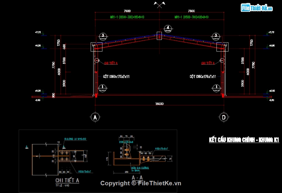 nhà xưởng,Bản vẽ nhà kho,kho nhà xưởng,nhà xưởng rộng 15m,nhà kho xưởng vật liệu,nhà xưởng công nghiệp