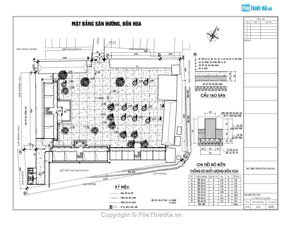 Bản vẽ thi công trường học,trường tiểu học 2 tầng 8 phòng,mẫu bản vẽ trường học