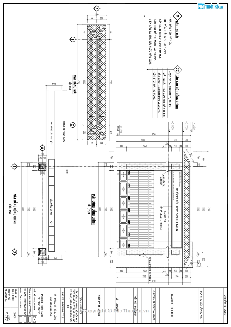 vẽ trường học,Bản vẽ thiết kế 4 phòng chức năng,cổng trường,nhà bảo vệ trường học,4 phòng chức năng trường học,4 phòng chức năng