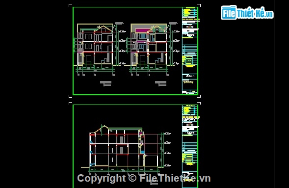 Thiết kế biệt thự,biệt thự gia đình,Bản vẽ thiết kế biệt thự