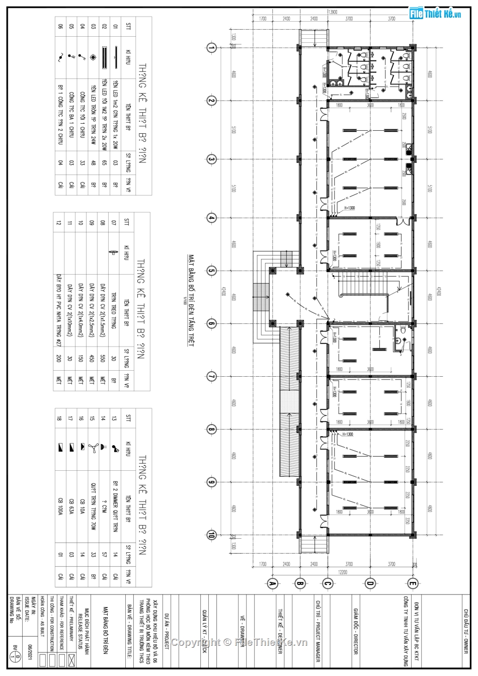 trường học,Bản vẽ thiết kế trường học,trường học 3 tầng