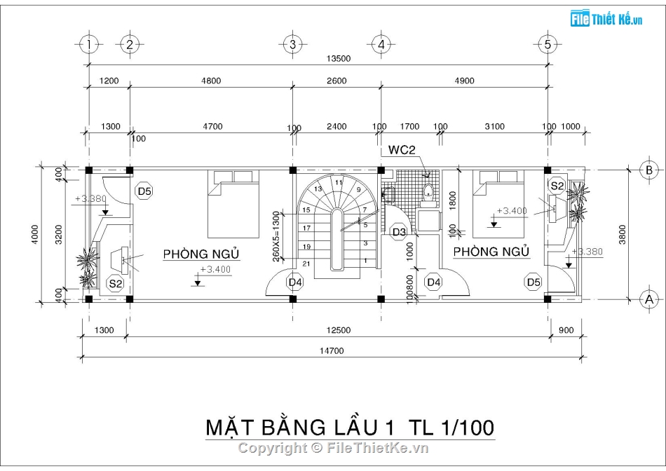 file cad nhà phố 3 tầng 1 tum,nhà phố 3 tầng 1 tum,mẫu nhà phố 3 tầng 1 tum