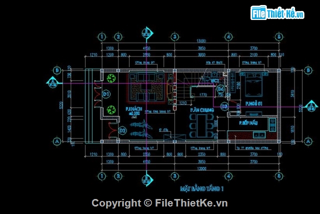 nhà phố 3 tầng,thiết kế nhà phố,nhà 3 tầng đẹp,nhà phố 5.2 x 13m