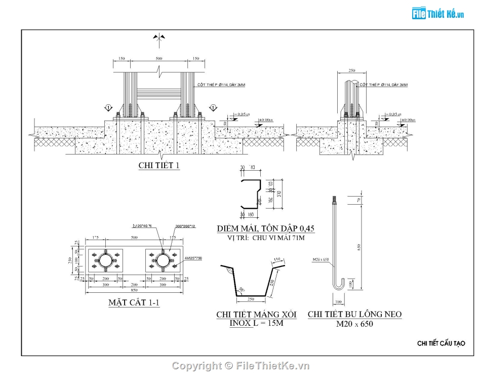 nhà để xe,bản vẽ gara xe máy,bản vẽ nhà để xe,nhà để xe nhân viên và khách,hồ sơ thiết kế nhà để xe