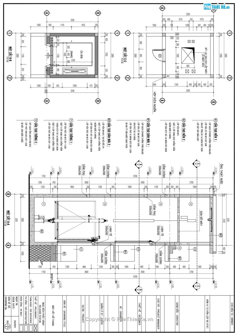 thiết kế thang máy,Bản vẽ thi công thang máy,Bản vẽ thang máy,thang máy