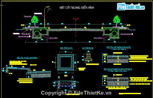 Bản vẽ mặt cắt ngang,hiết kế mặt bằng san nền,Bản vẽ bình đồ trắc dọc,Bản vẽ nút giao