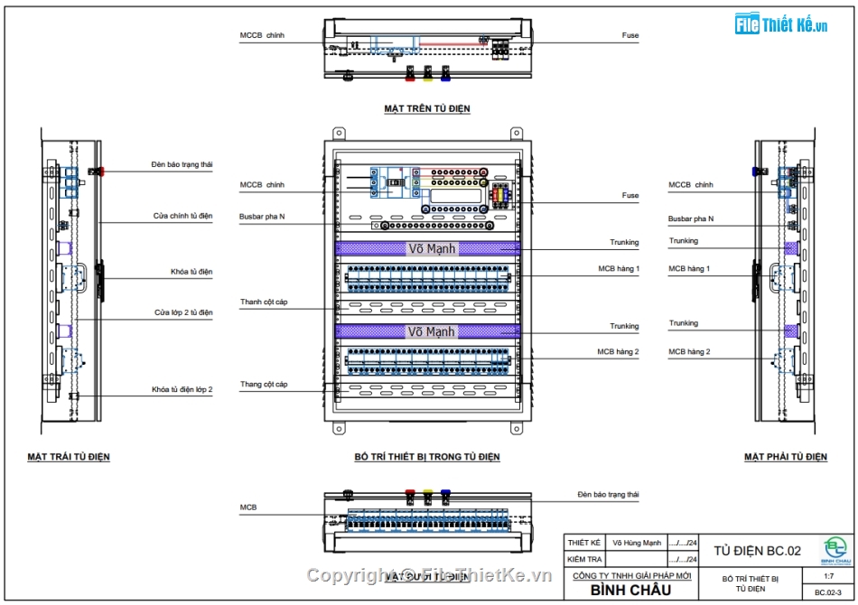 Bản vẽ autocad tủ điện MSB,Bản vẽ tủ điện Solar Inverter String,Biện pháp thi công chiếu sáng,Bản vẽ trạm biến áp 1 cột,File dwg tủ điện tạm công trường,tủ điện