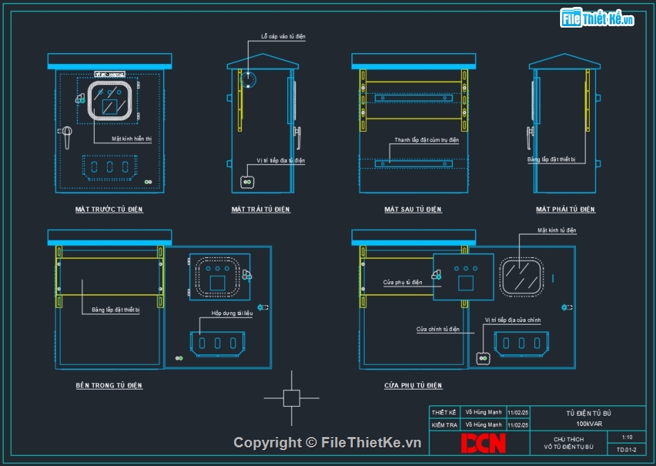 Bản vẽ thiết kế tủ điện,tủ điện tụ bù,tủ điện hạ thế,tủ điện phân phối,bản vẽ tủ điện autocad,bản vẽ tủ điện plc