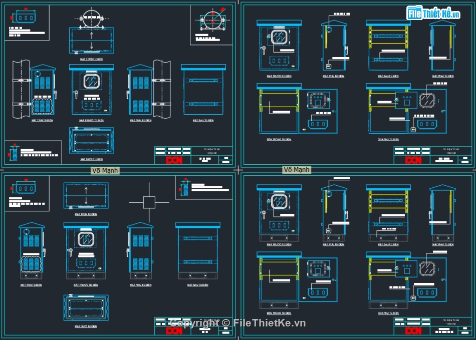 Bản vẽ thiết kế tủ điện,tủ điện tụ bù,tủ điện hạ thế,tủ điện phân phối,bản vẽ tủ điện autocad,bản vẽ tủ điện plc