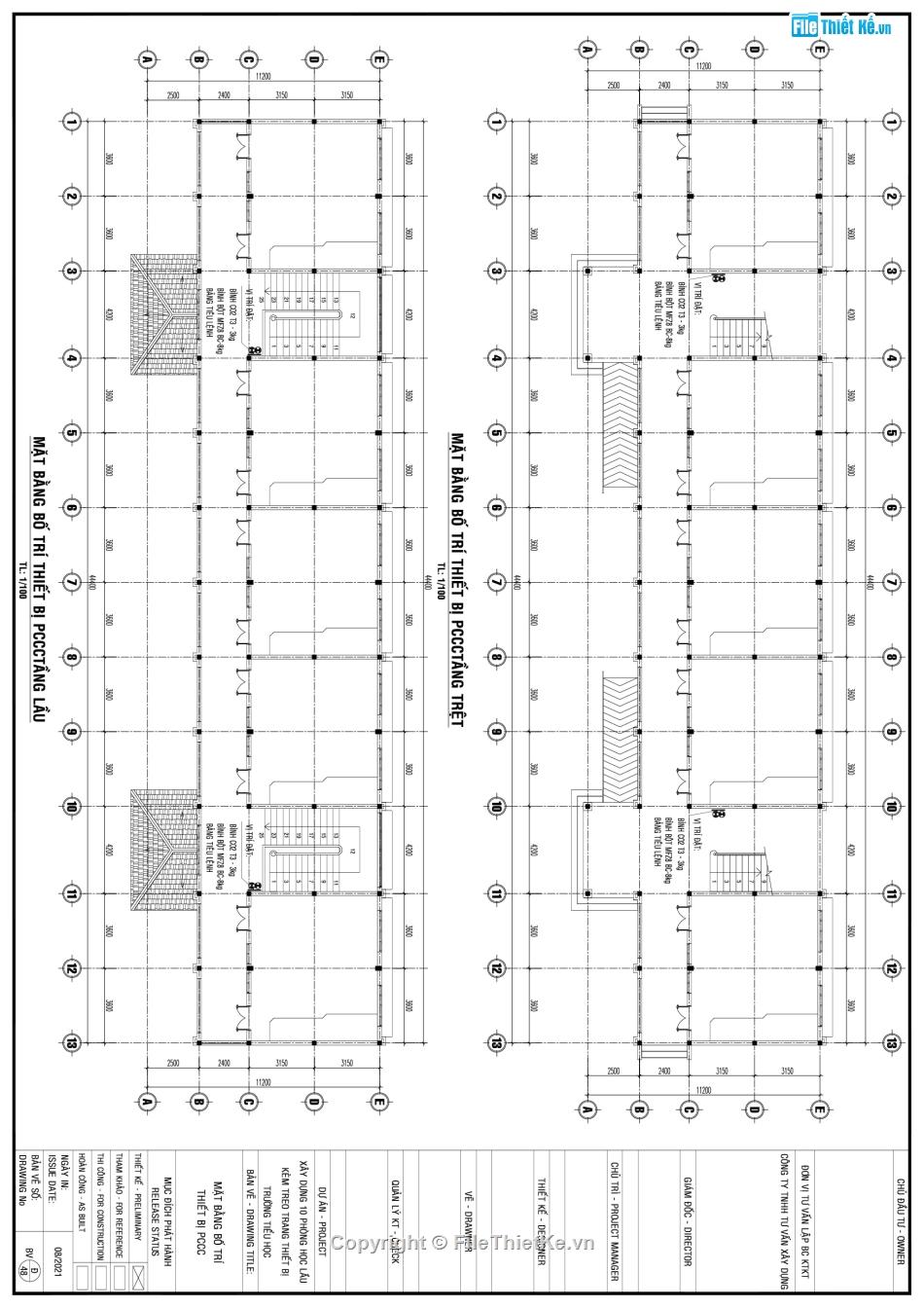 bản vẽ thiết kế xây dựng khối 10 phòng học lầu,khối 10 phòng học lầu trường tiểu học,10 phòng học lầu,bản vẽ trường học,trường tiểu học