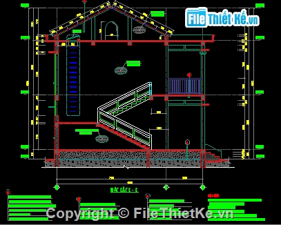 trường THCS 10.72x30.52m,bản vẽ trường THCS,Bản vẽ trường trung học cơ sở,trường học 2 tầng,bản vẽ trường 2 tầng 6 phòng học