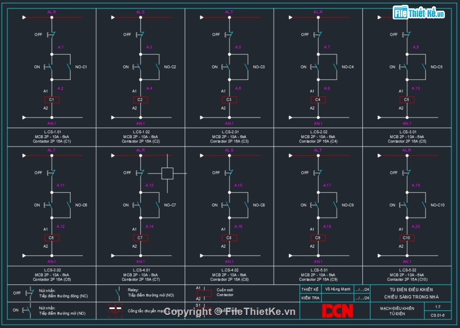 Bản vẽ thiết kế tủ điện,file dwg tủ điện tạm công trường,tủ điện điều khiển luân phiên 2 bơm nước thải,Tủ điện ATS,DCN,bản vẽ tủ điện solar inverter string