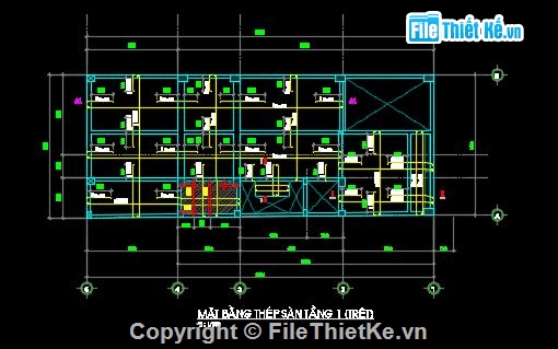 Bản vẽ,phối cảnh,kiến trúc 7 tầng,kết cấu kiến trúc,kiến trúc văn phòng,kêt câu thép