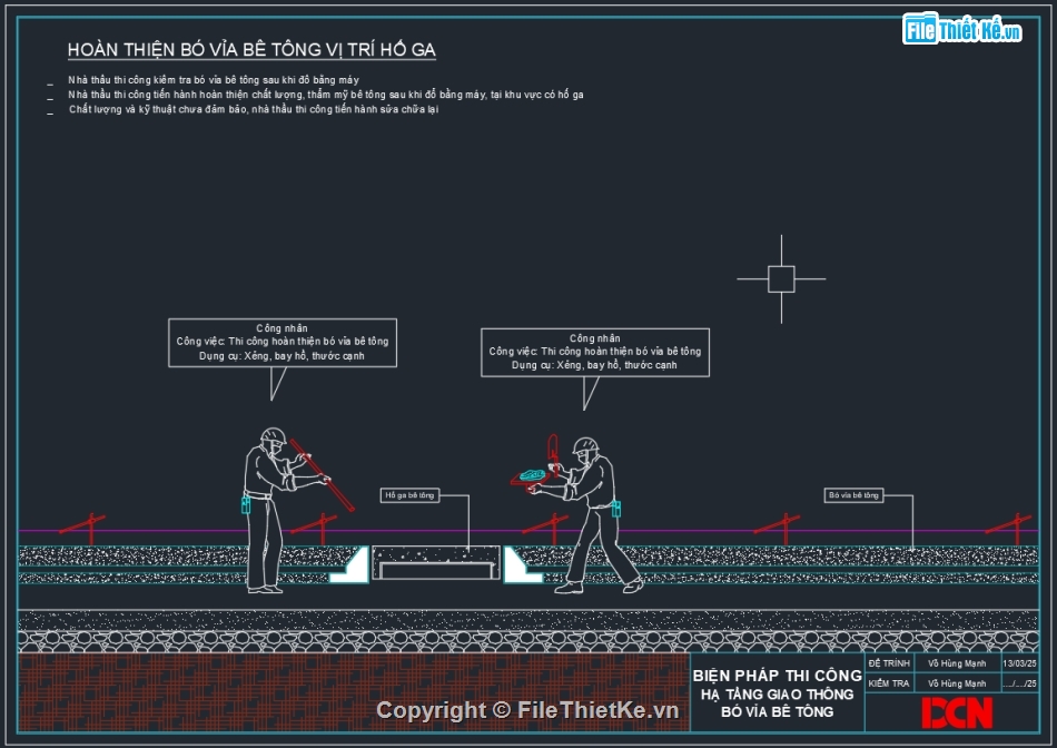 Biện pháp thi công mương thoát nước bê tông,Biện pháp thi công bó vỉa bằng máy,Biện pháp thi công bó vỉa bê tông,Biện pháp thi công khoan Robot HDD,CONSTRUCTION METHODS,DCN