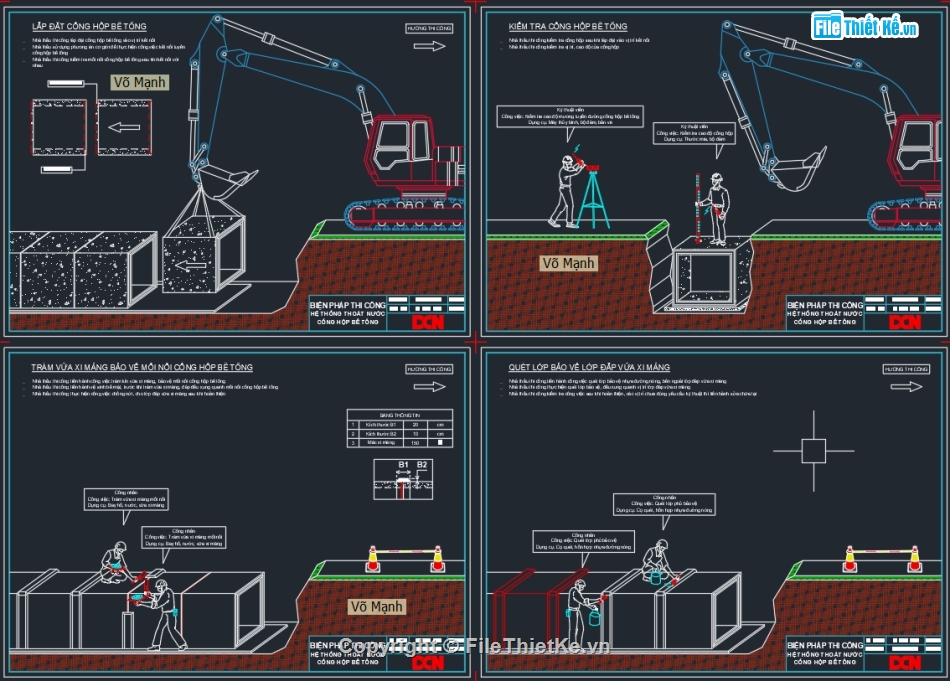 Biện pháp thi công cống tròn bê tông construction,construction methods,Biện pháp thi công khoan Robot HDD,Biện pháp thi công chiếu sáng,Biện pháp thi công lắp đặt đường ống nước ngầm,DCN