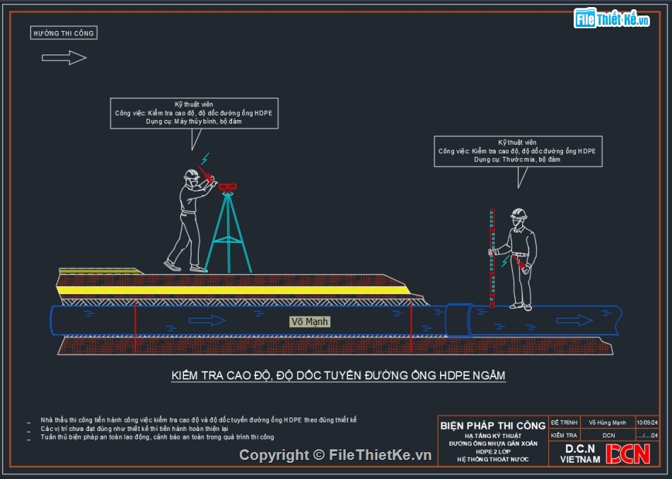 Biện pháp thi công ống nhựa gân xoắn HDPE,Biện pháp thi công lắp đặt đường ống nước ngầm,Biện pháp thi công chiếu sáng,Biện pháp thi công chống sét,Bản vẽ trạm biến áp 1 cột,Biện pháp thi công