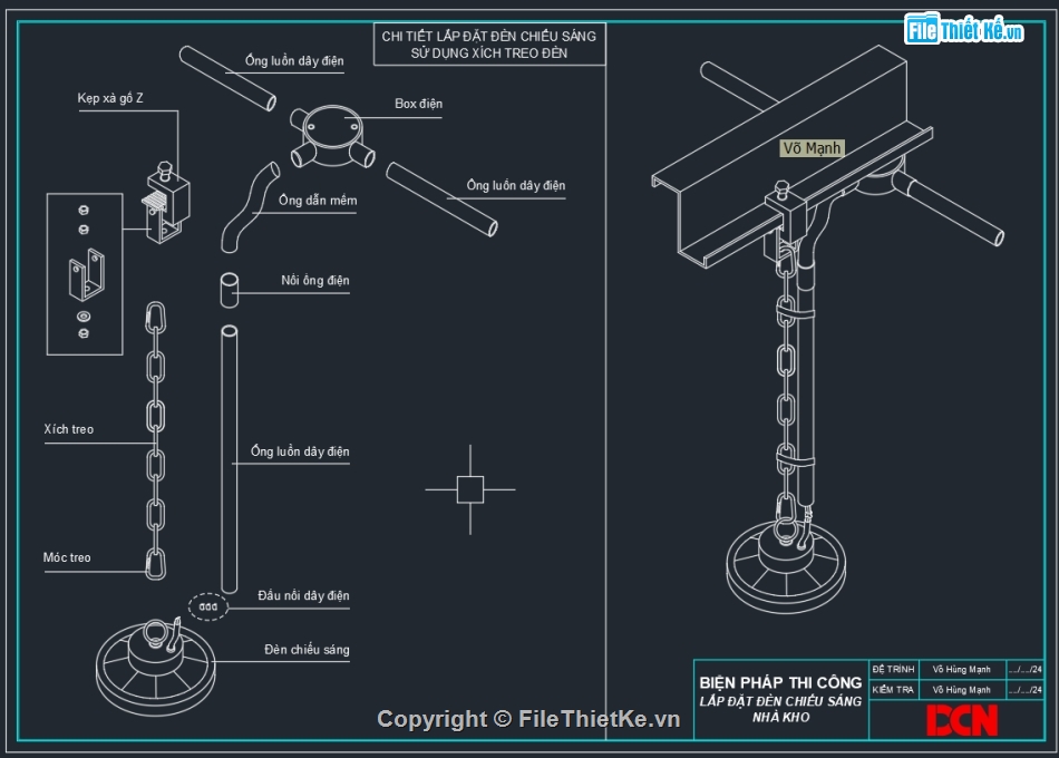 Bản vẽ trạm biến áp 1 cột,Biện pháp thi công chiếu sáng,Biện pháp thi công kéo cáp điện ngầm,Biện pháp thi công ống nhựa gân xoắn HDPE,Biện pháp thi công chống sét,DCN
